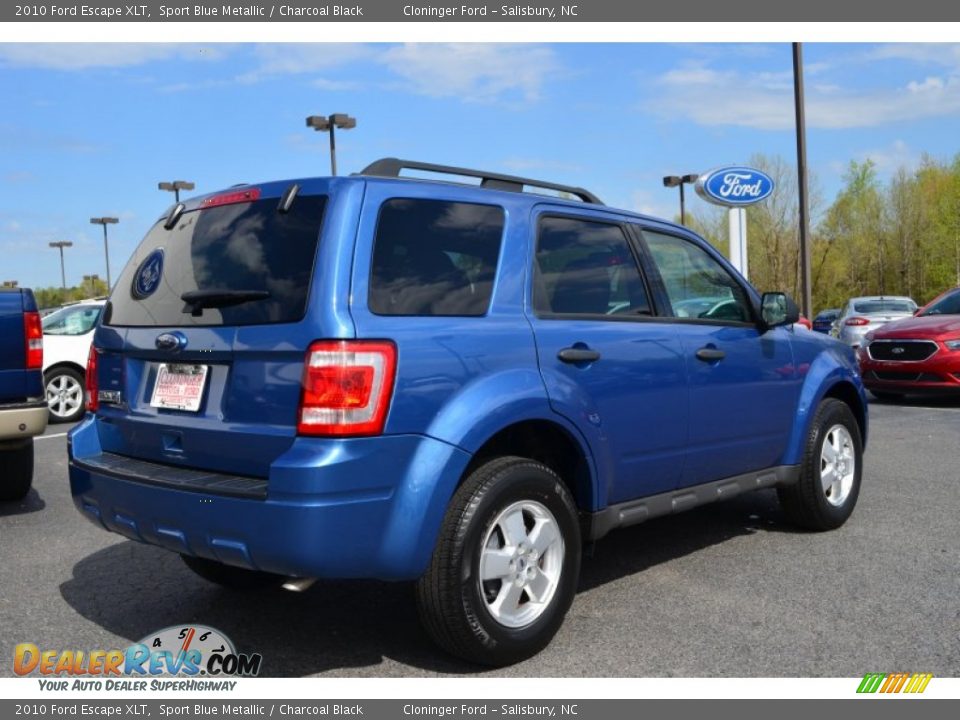 2010 Ford Escape XLT Sport Blue Metallic / Charcoal Black Photo #3