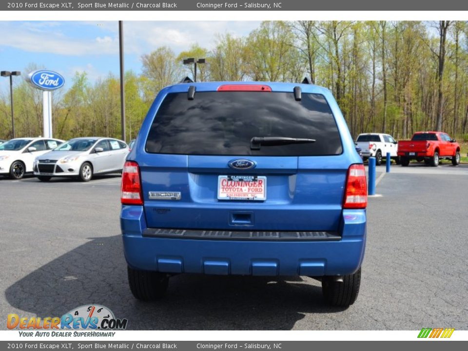 2010 Ford Escape XLT Sport Blue Metallic / Charcoal Black Photo #4