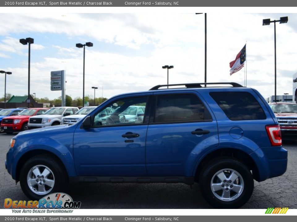 2010 Ford Escape XLT Sport Blue Metallic / Charcoal Black Photo #5