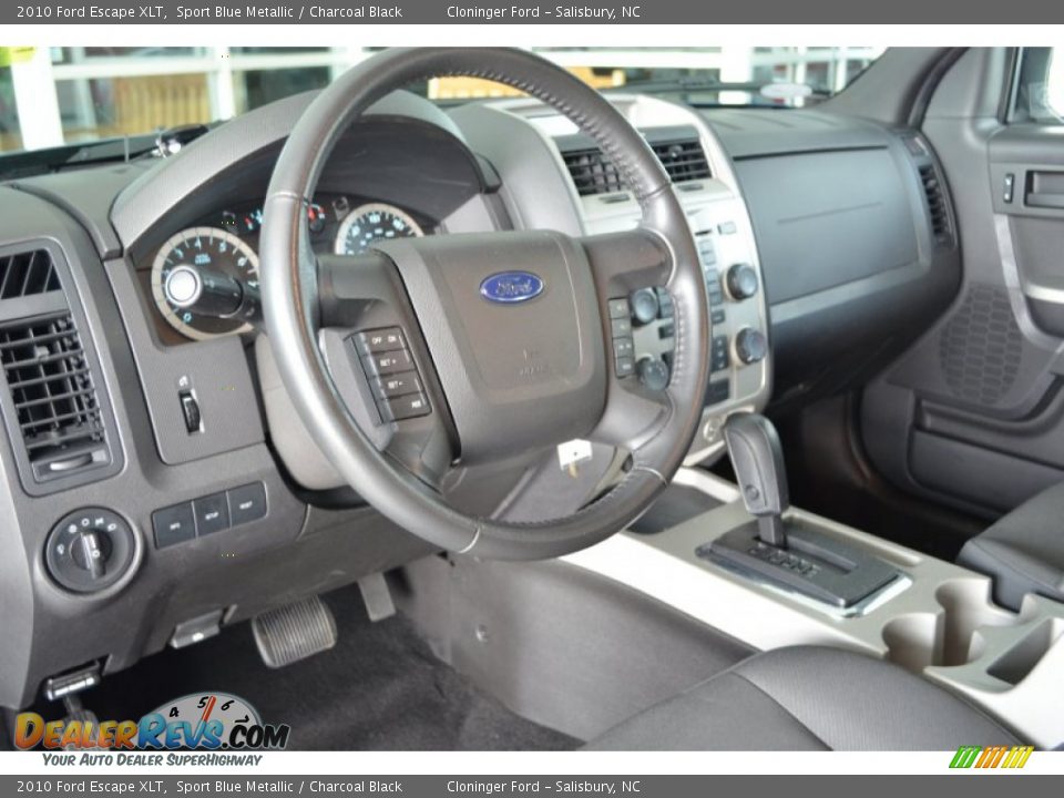 2010 Ford Escape XLT Sport Blue Metallic / Charcoal Black Photo #11