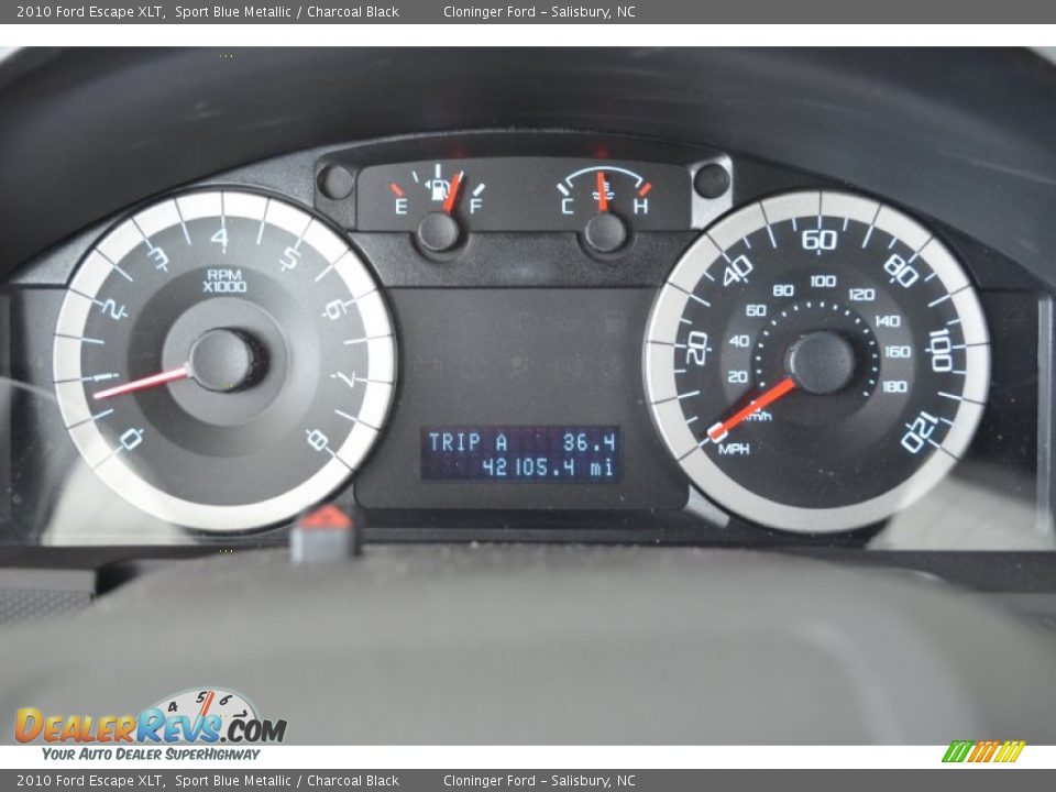 2010 Ford Escape XLT Sport Blue Metallic / Charcoal Black Photo #26