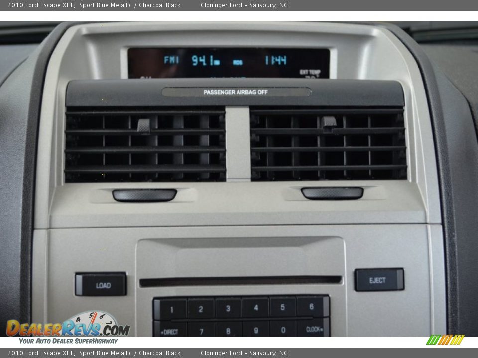 2010 Ford Escape XLT Sport Blue Metallic / Charcoal Black Photo #27