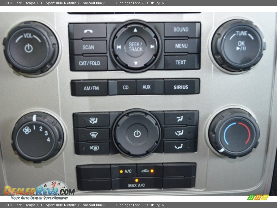 2010 Ford Escape XLT Sport Blue Metallic / Charcoal Black Photo #28