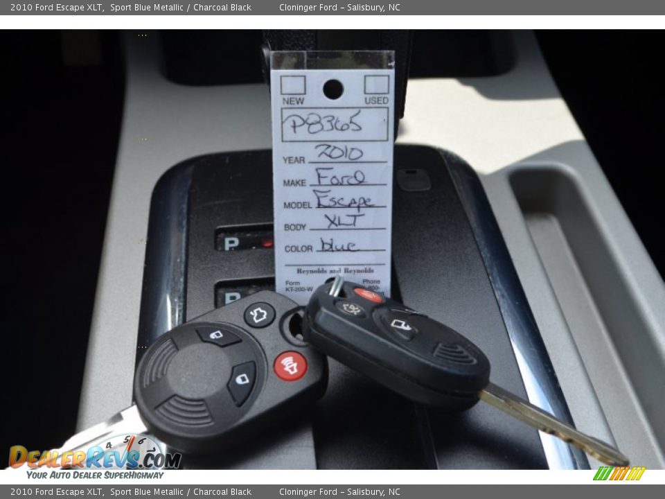 2010 Ford Escape XLT Sport Blue Metallic / Charcoal Black Photo #34