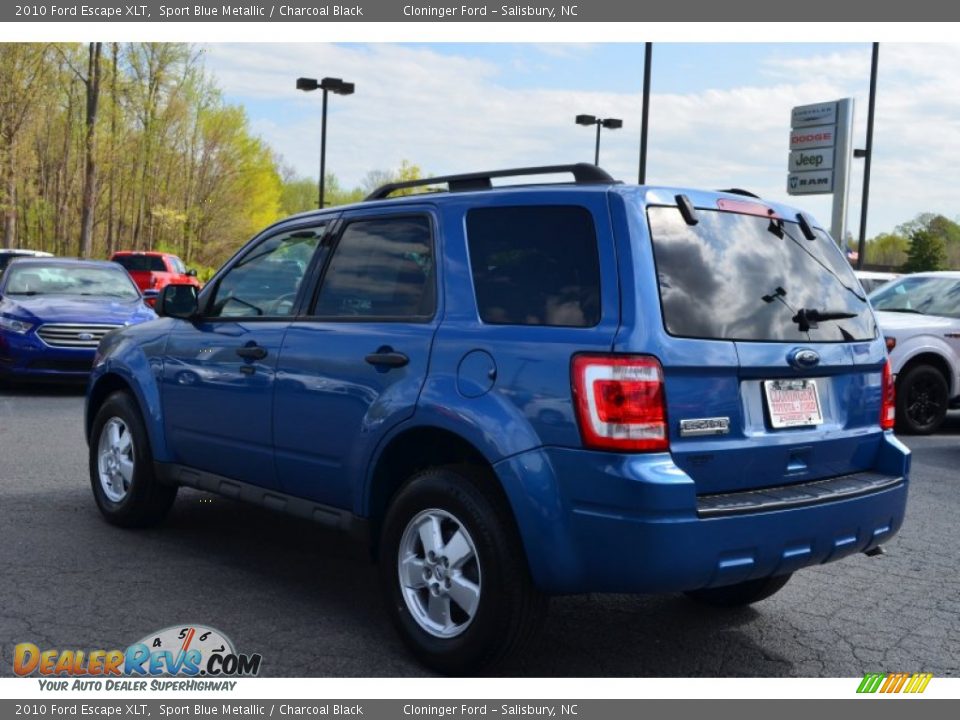 2010 Ford Escape XLT Sport Blue Metallic / Charcoal Black Photo #35