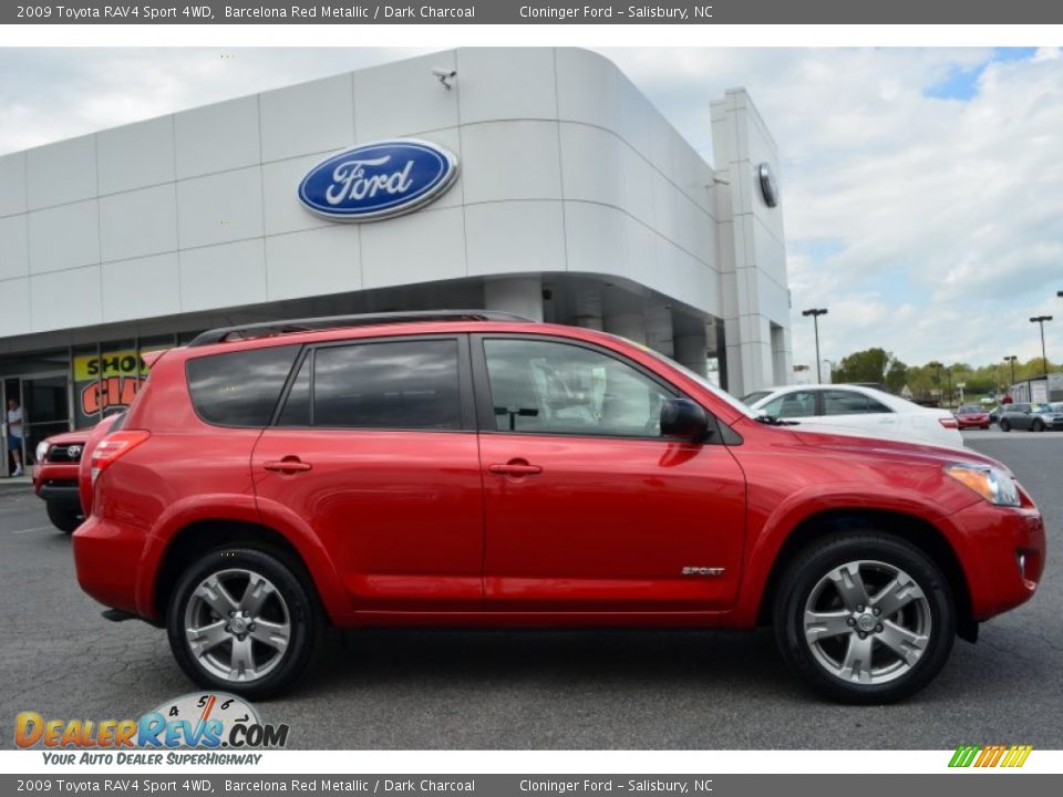 2009 Toyota RAV4 Sport 4WD Barcelona Red Metallic / Dark Charcoal Photo #2