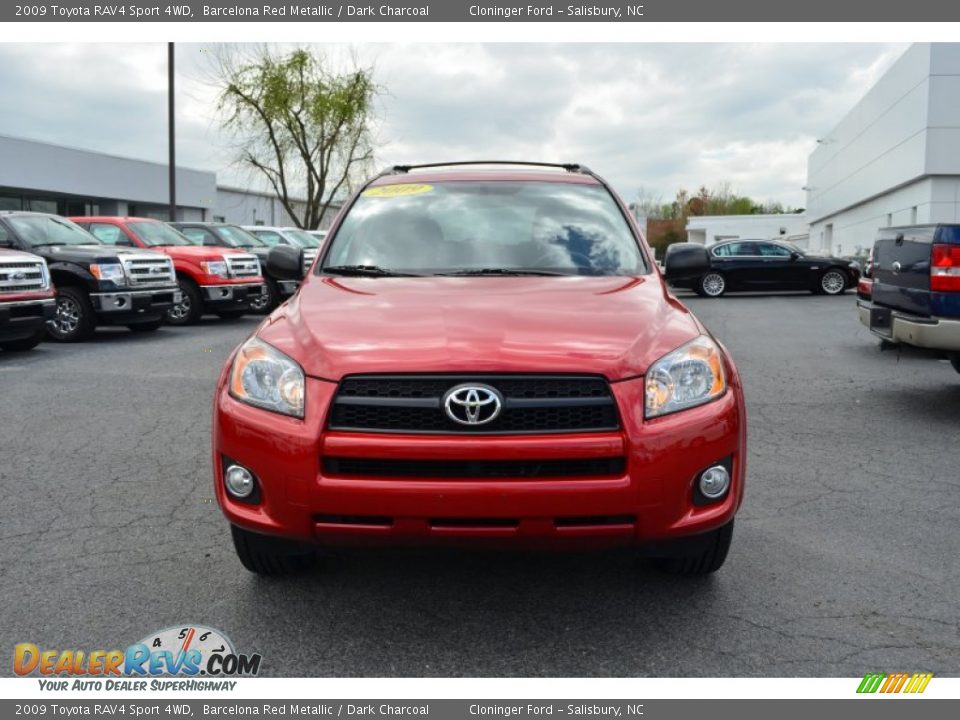 2009 Toyota RAV4 Sport 4WD Barcelona Red Metallic / Dark Charcoal Photo #7
