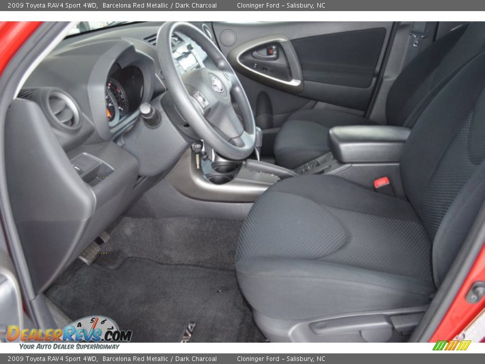 2009 Toyota RAV4 Sport 4WD Barcelona Red Metallic / Dark Charcoal Photo #10