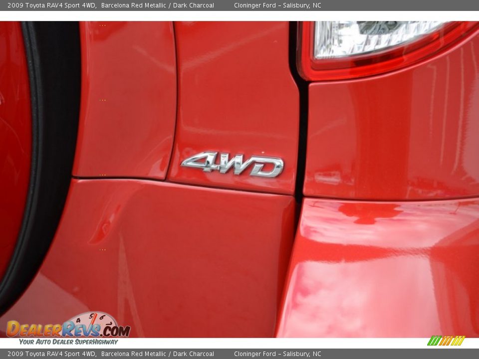 2009 Toyota RAV4 Sport 4WD Barcelona Red Metallic / Dark Charcoal Photo #20