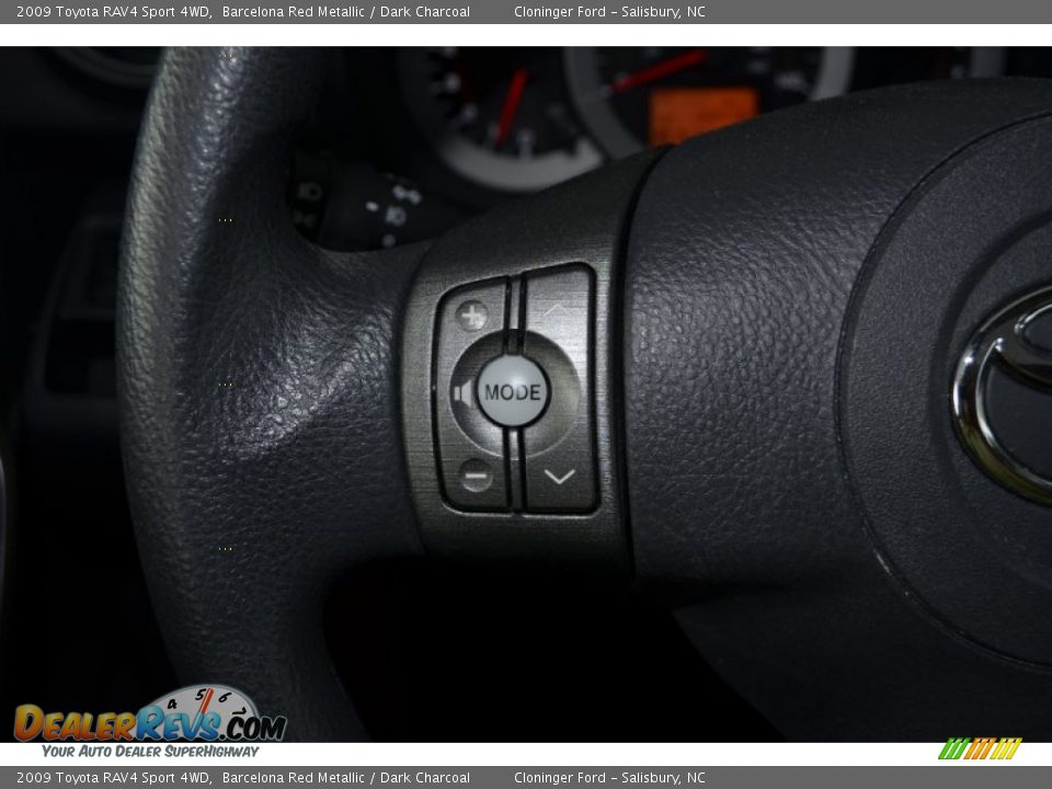 2009 Toyota RAV4 Sport 4WD Barcelona Red Metallic / Dark Charcoal Photo #25