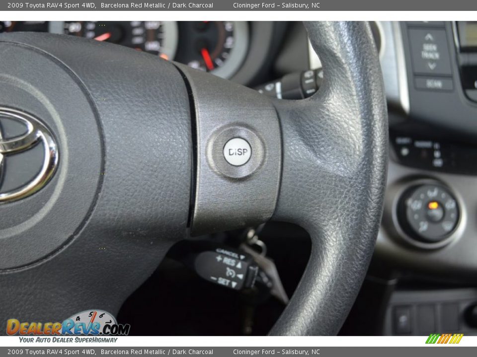 2009 Toyota RAV4 Sport 4WD Barcelona Red Metallic / Dark Charcoal Photo #26