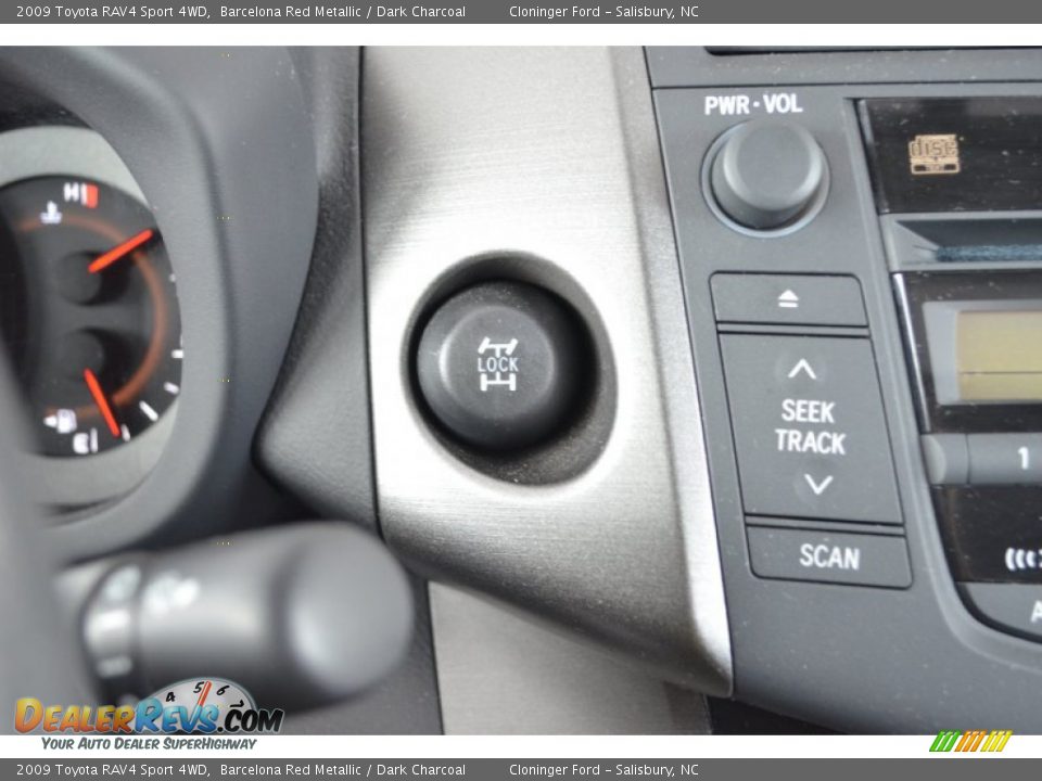 2009 Toyota RAV4 Sport 4WD Barcelona Red Metallic / Dark Charcoal Photo #28