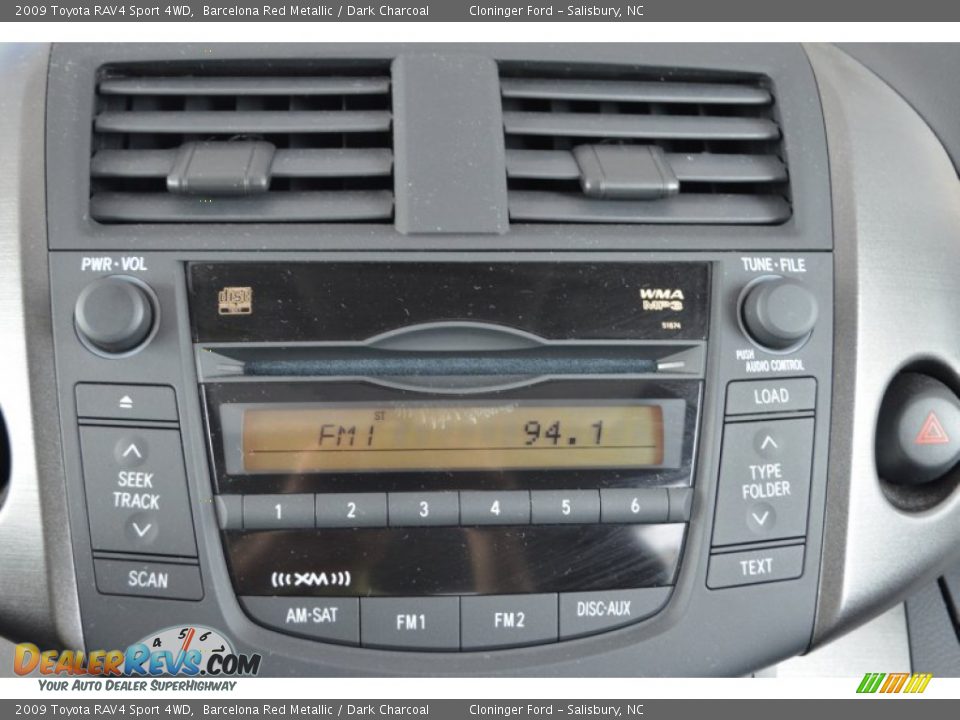Audio System of 2009 Toyota RAV4 Sport 4WD Photo #29