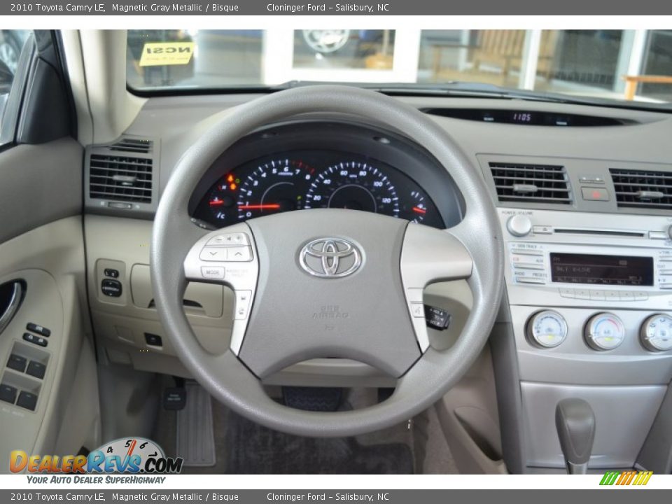 2010 Toyota Camry LE Magnetic Gray Metallic / Bisque Photo #20