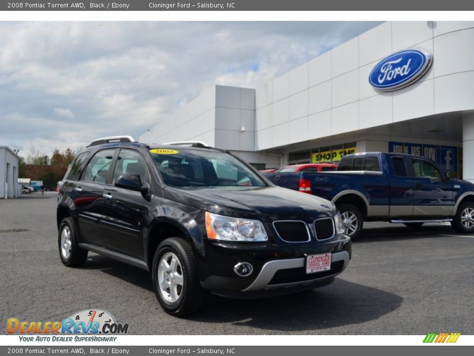 2008 Pontiac Torrent AWD Black / Ebony Photo #1