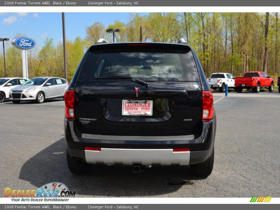 2008 Pontiac Torrent AWD Black / Ebony Photo #4