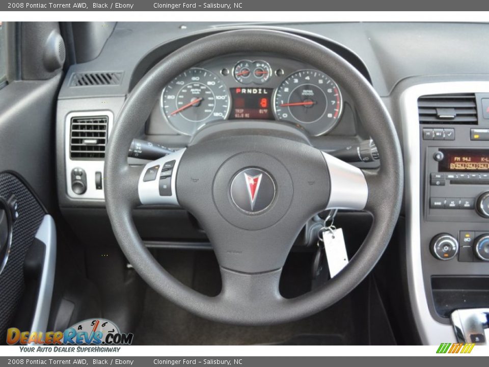 2008 Pontiac Torrent AWD Black / Ebony Photo #22