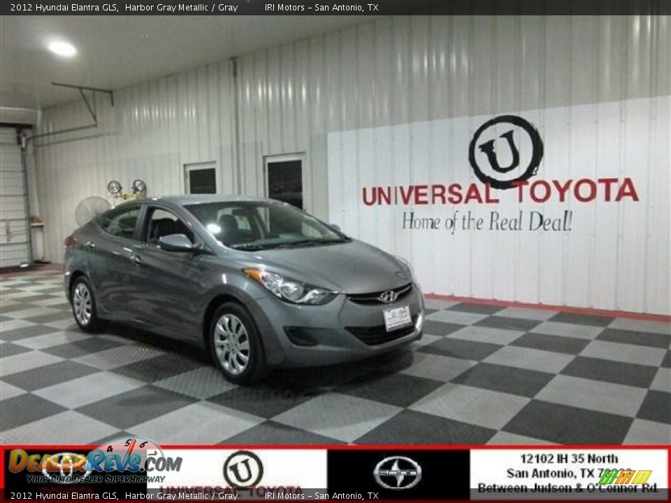 2012 Hyundai Elantra GLS Harbor Gray Metallic / Gray Photo #1