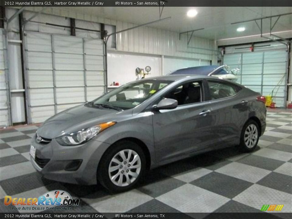 2012 Hyundai Elantra GLS Harbor Gray Metallic / Gray Photo #4