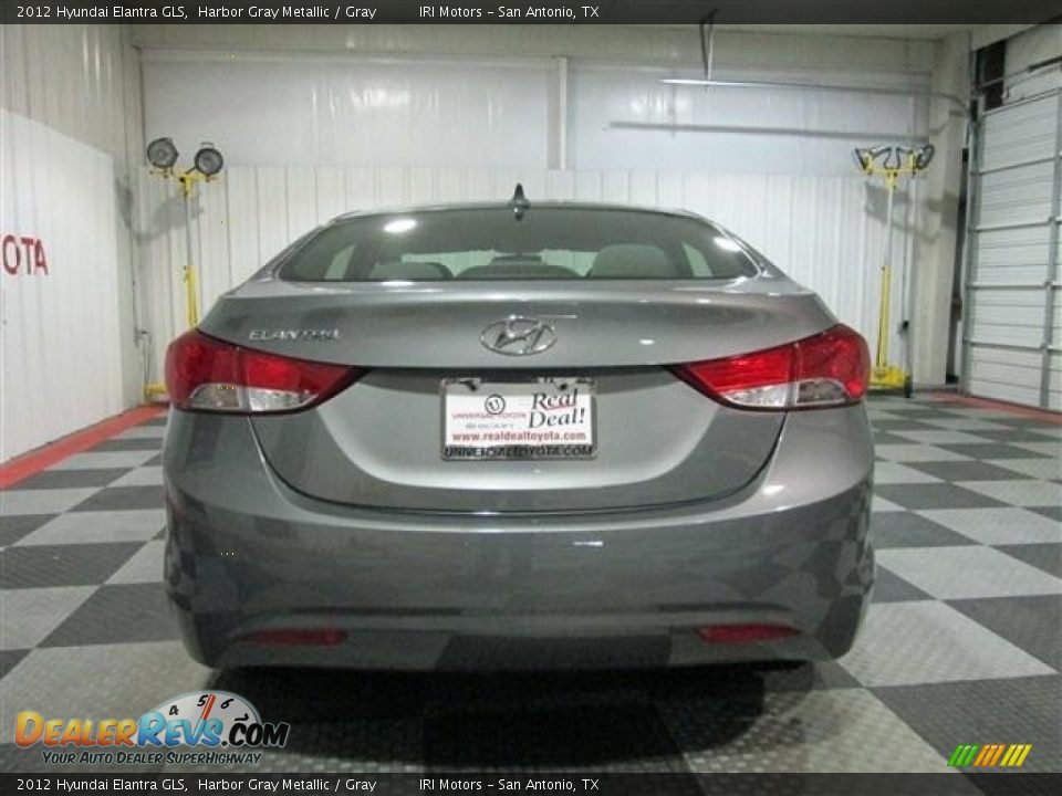2012 Hyundai Elantra GLS Harbor Gray Metallic / Gray Photo #6