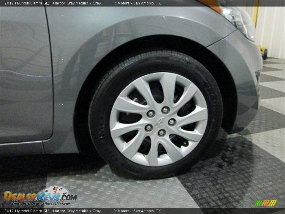 2012 Hyundai Elantra GLS Harbor Gray Metallic / Gray Photo #8