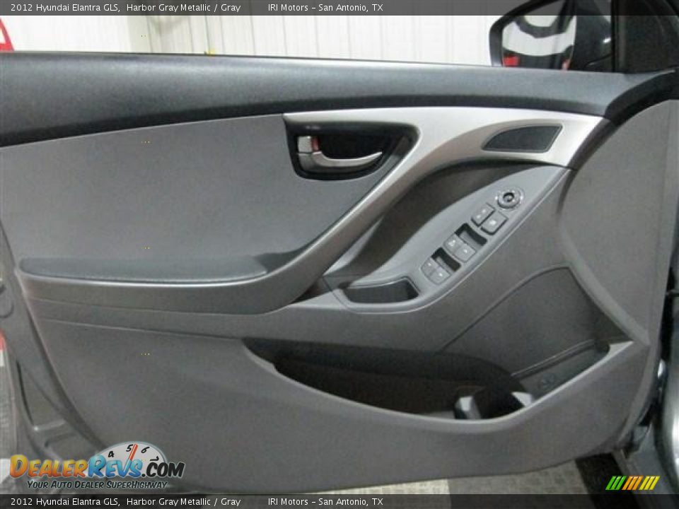 2012 Hyundai Elantra GLS Harbor Gray Metallic / Gray Photo #9