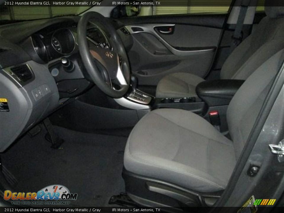 2012 Hyundai Elantra GLS Harbor Gray Metallic / Gray Photo #10