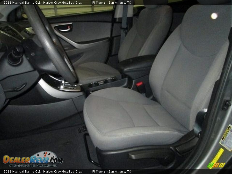 2012 Hyundai Elantra GLS Harbor Gray Metallic / Gray Photo #11