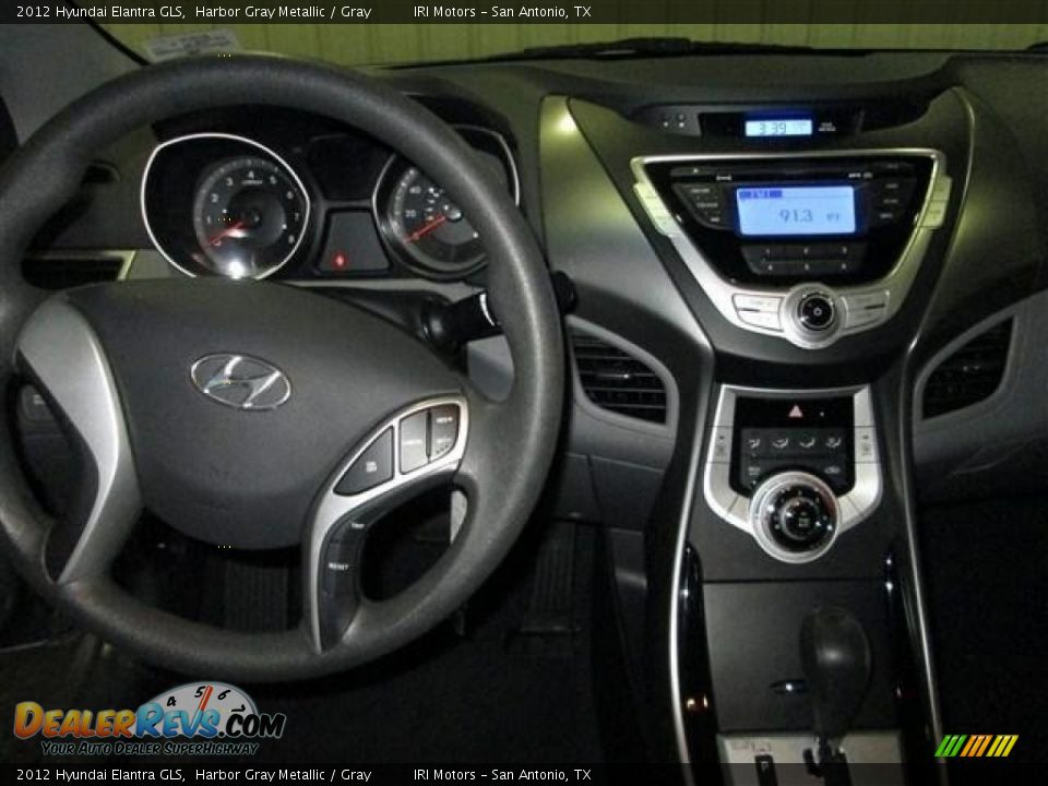 2012 Hyundai Elantra GLS Harbor Gray Metallic / Gray Photo #13
