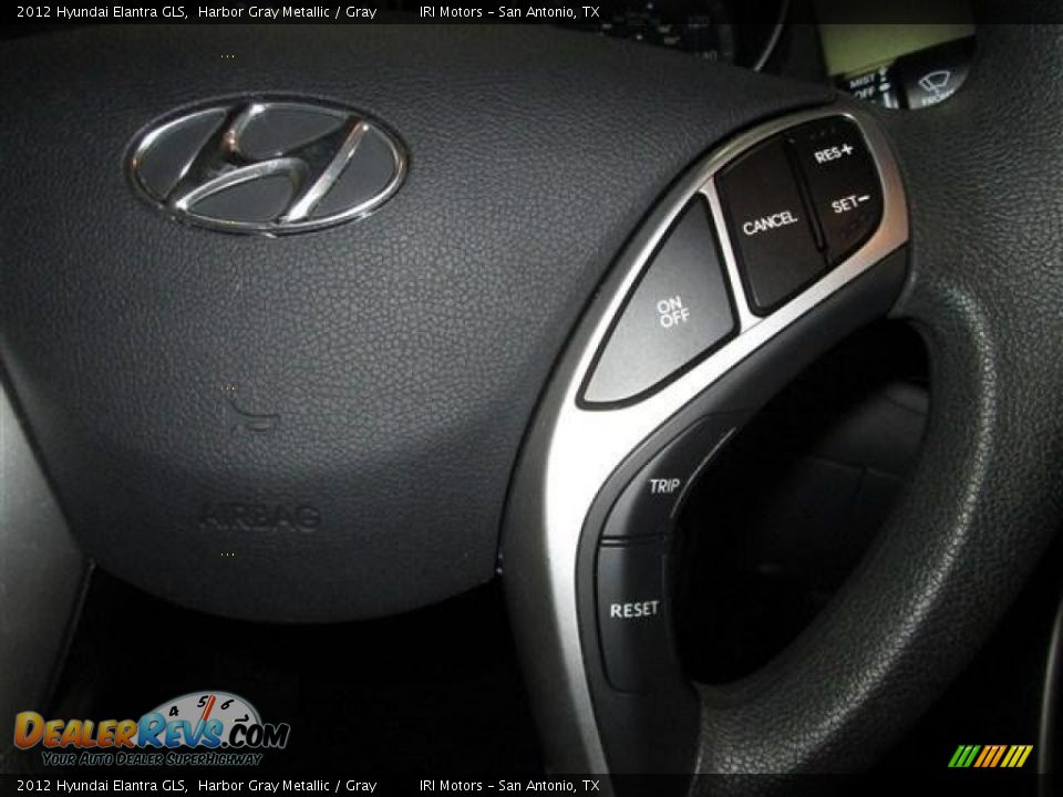 2012 Hyundai Elantra GLS Harbor Gray Metallic / Gray Photo #15