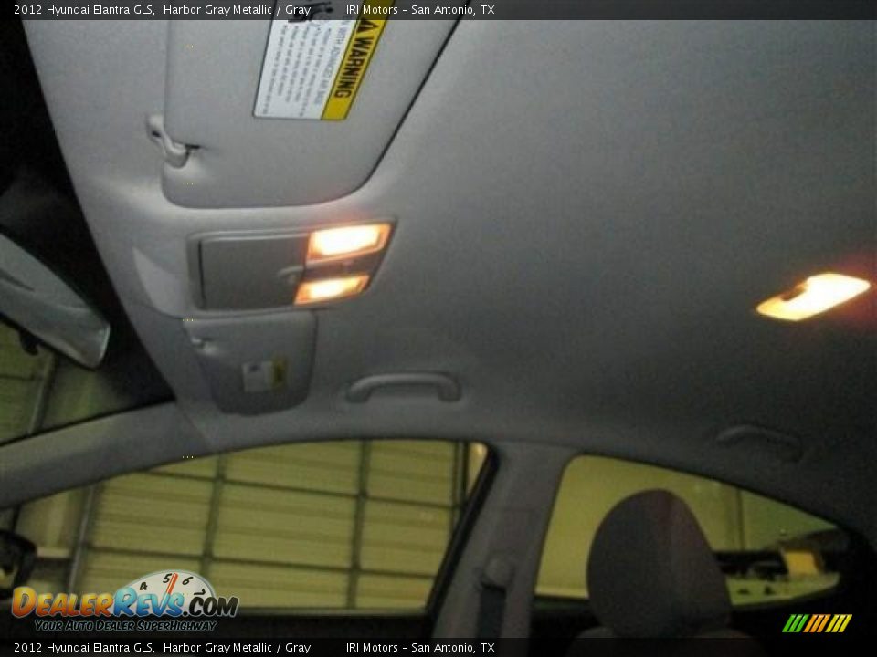 2012 Hyundai Elantra GLS Harbor Gray Metallic / Gray Photo #16