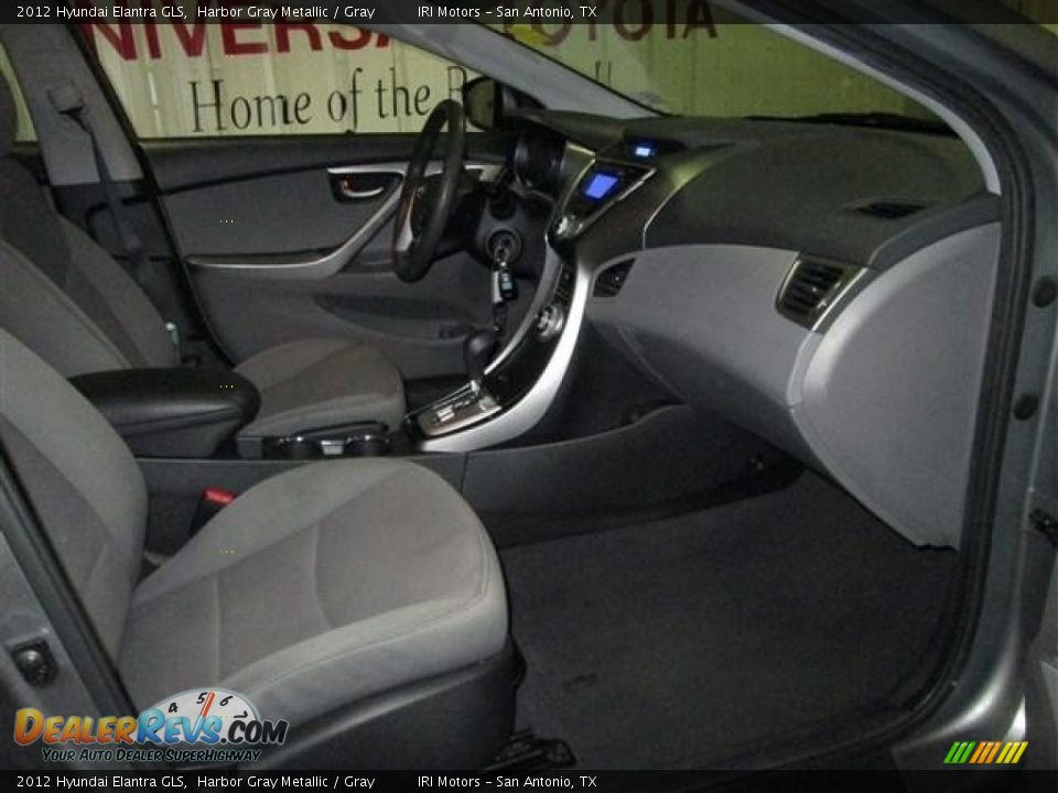 2012 Hyundai Elantra GLS Harbor Gray Metallic / Gray Photo #17