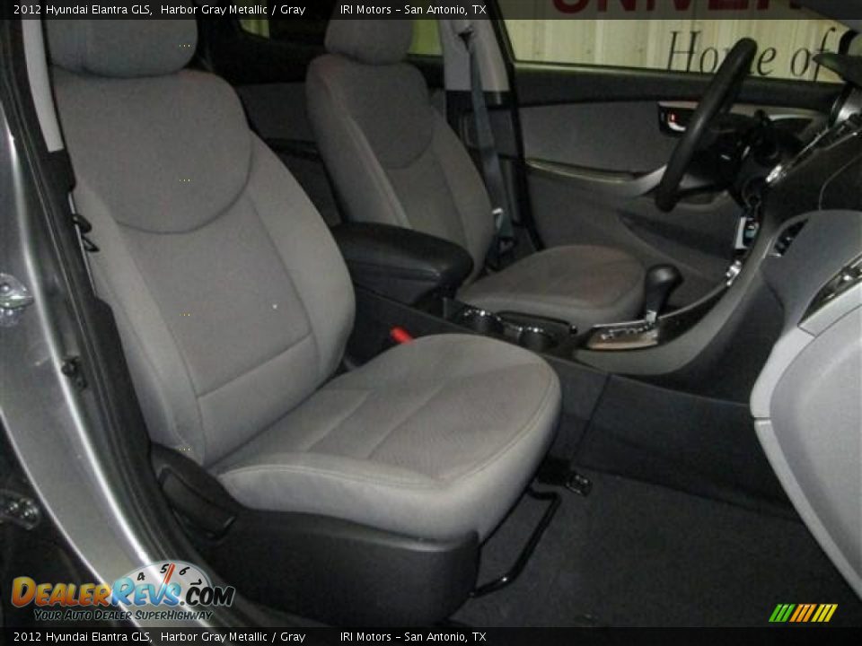 2012 Hyundai Elantra GLS Harbor Gray Metallic / Gray Photo #18