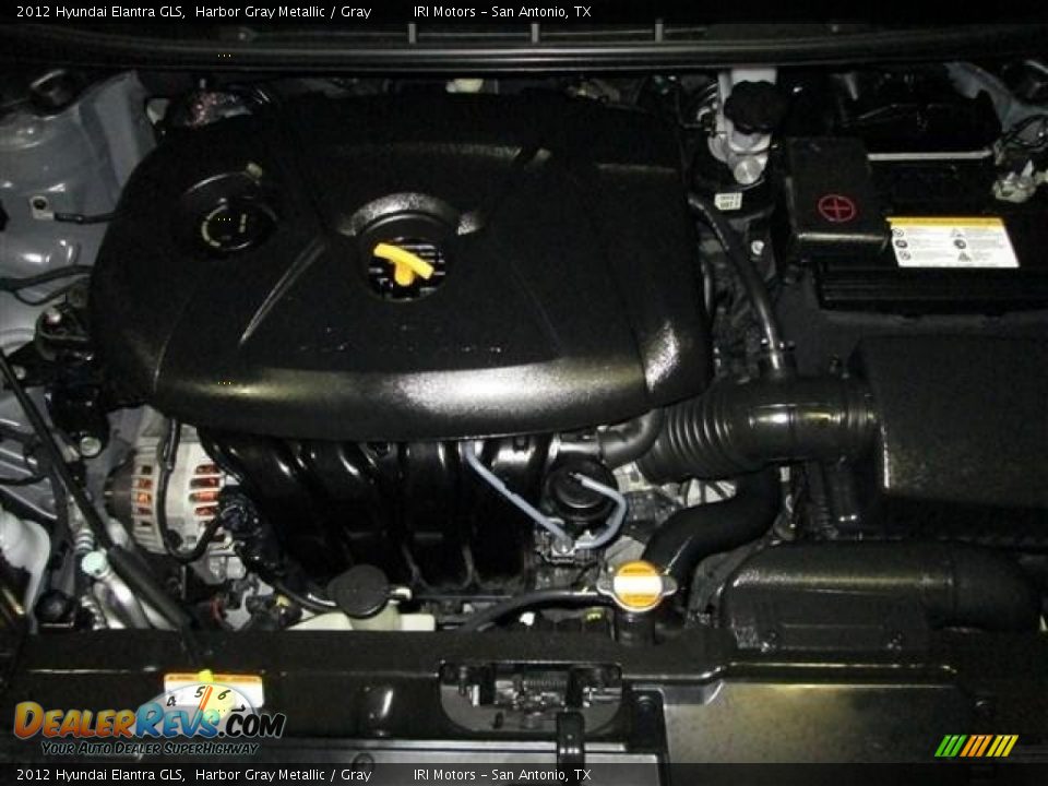 2012 Hyundai Elantra GLS Harbor Gray Metallic / Gray Photo #22