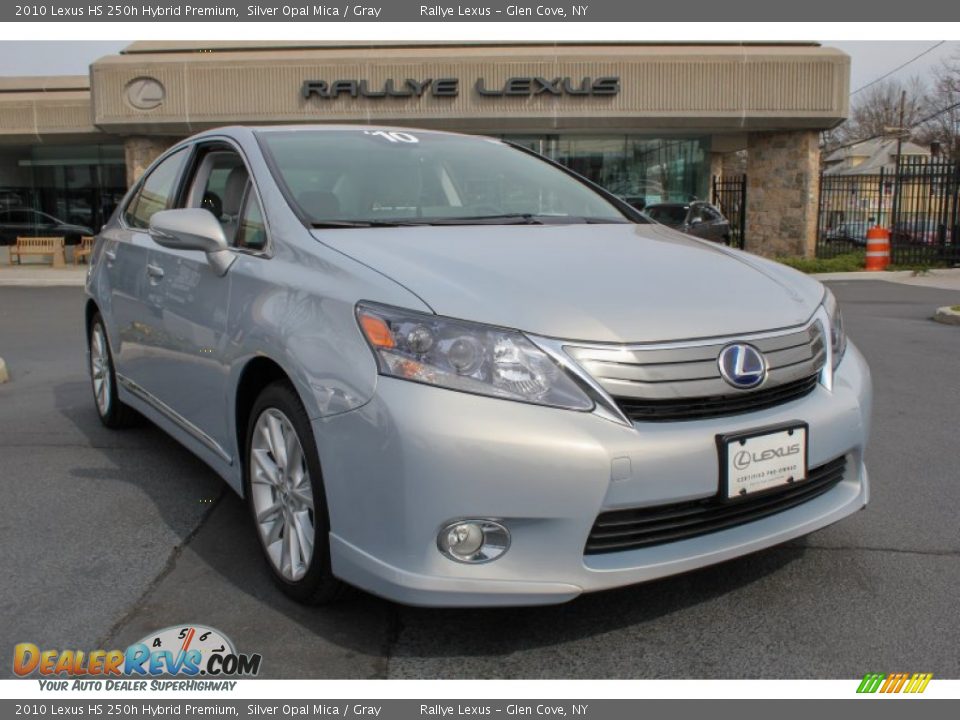 2010 Lexus HS 250h Hybrid Premium Silver Opal Mica / Gray Photo #1