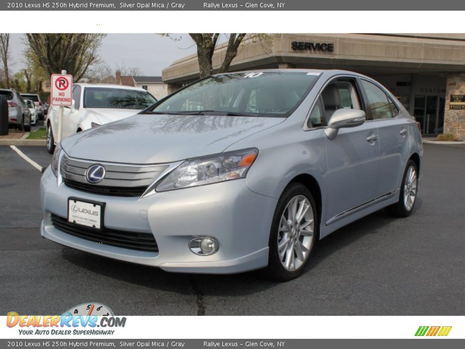 2010 Lexus HS 250h Hybrid Premium Silver Opal Mica / Gray Photo #3