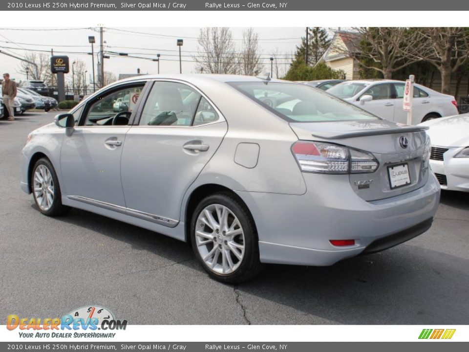 2010 Lexus HS 250h Hybrid Premium Silver Opal Mica / Gray Photo #5