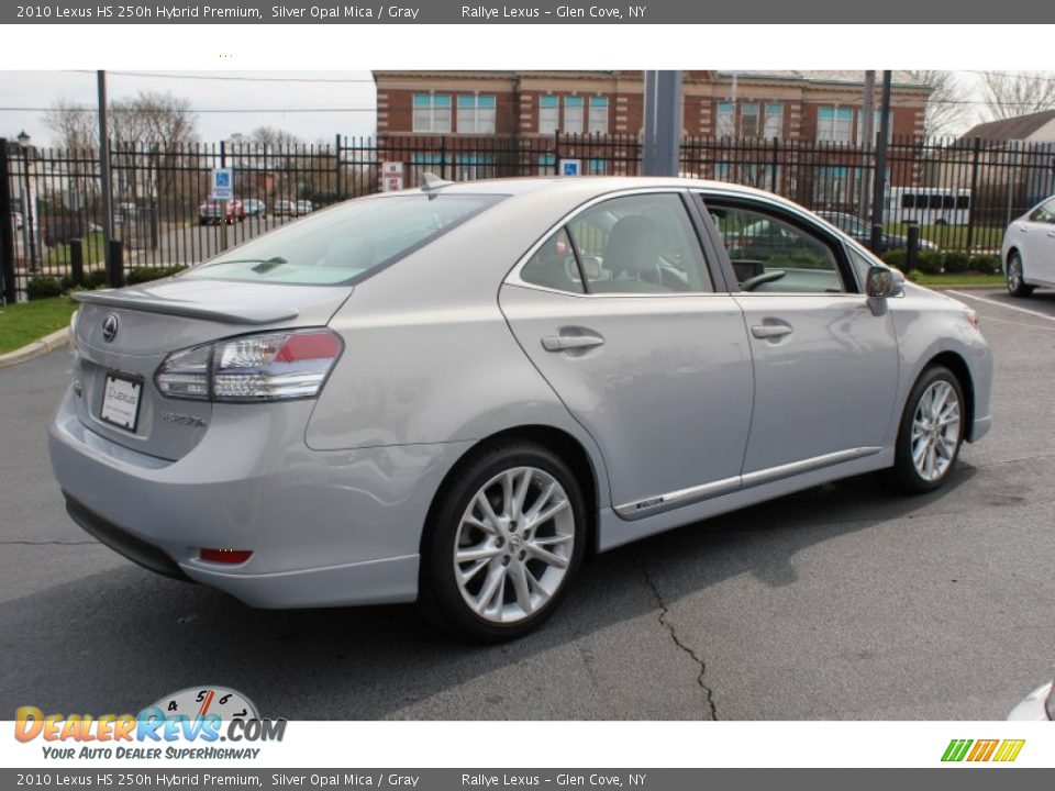 2010 Lexus HS 250h Hybrid Premium Silver Opal Mica / Gray Photo #7