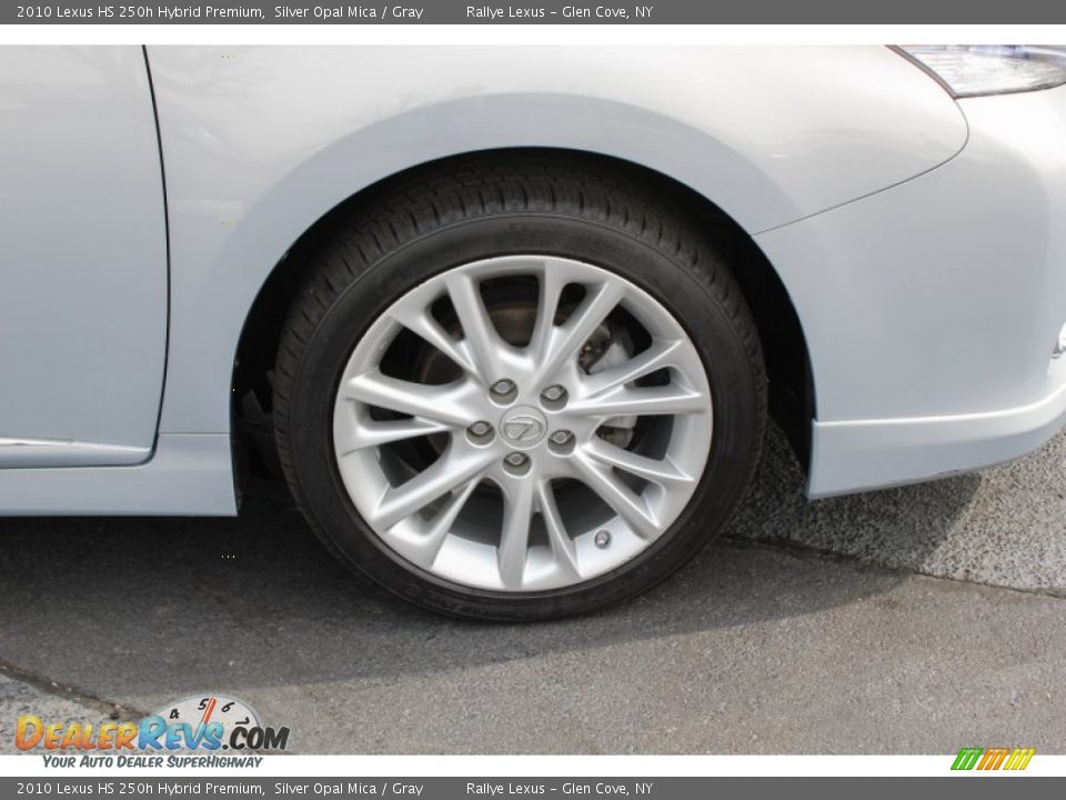 2010 Lexus HS 250h Hybrid Premium Silver Opal Mica / Gray Photo #8