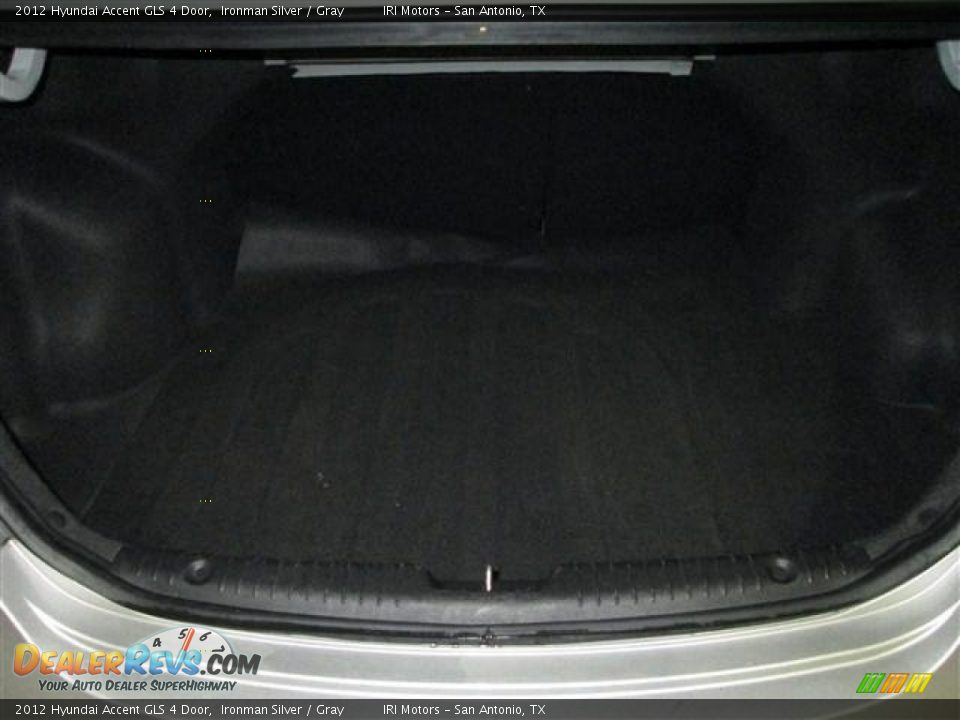2012 Hyundai Accent GLS 4 Door Ironman Silver / Gray Photo #20