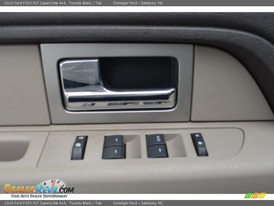 2010 Ford F150 XLT SuperCrew 4x4 Tuxedo Black / Tan Photo #9