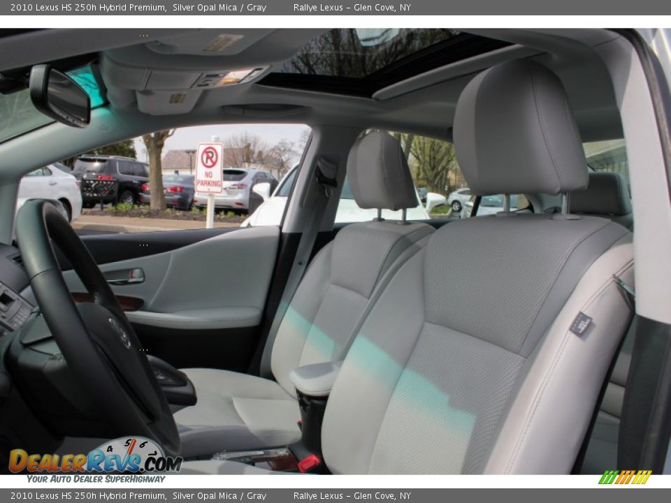 2010 Lexus HS 250h Hybrid Premium Silver Opal Mica / Gray Photo #12
