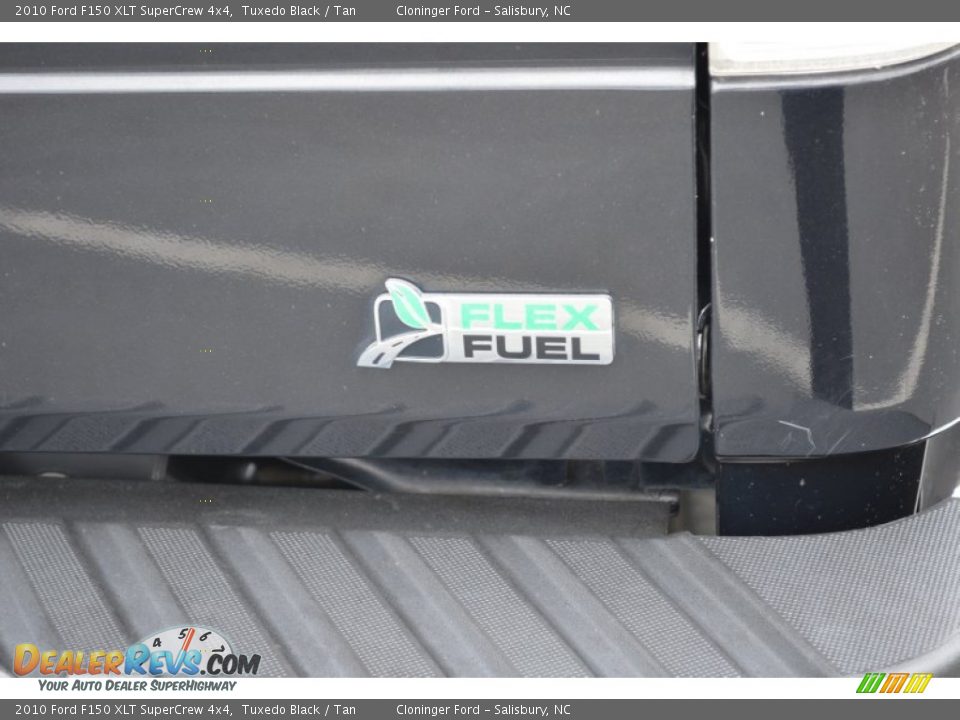 2010 Ford F150 XLT SuperCrew 4x4 Tuxedo Black / Tan Photo #21