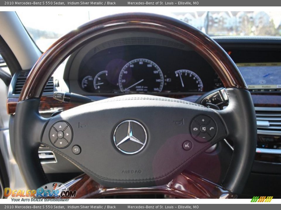 2010 Mercedes-Benz S 550 Sedan Iridium Silver Metallic / Black Photo #6