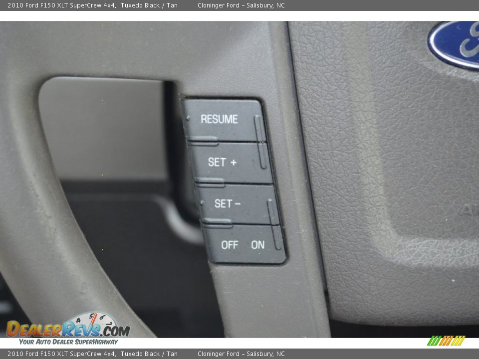 2010 Ford F150 XLT SuperCrew 4x4 Tuxedo Black / Tan Photo #27