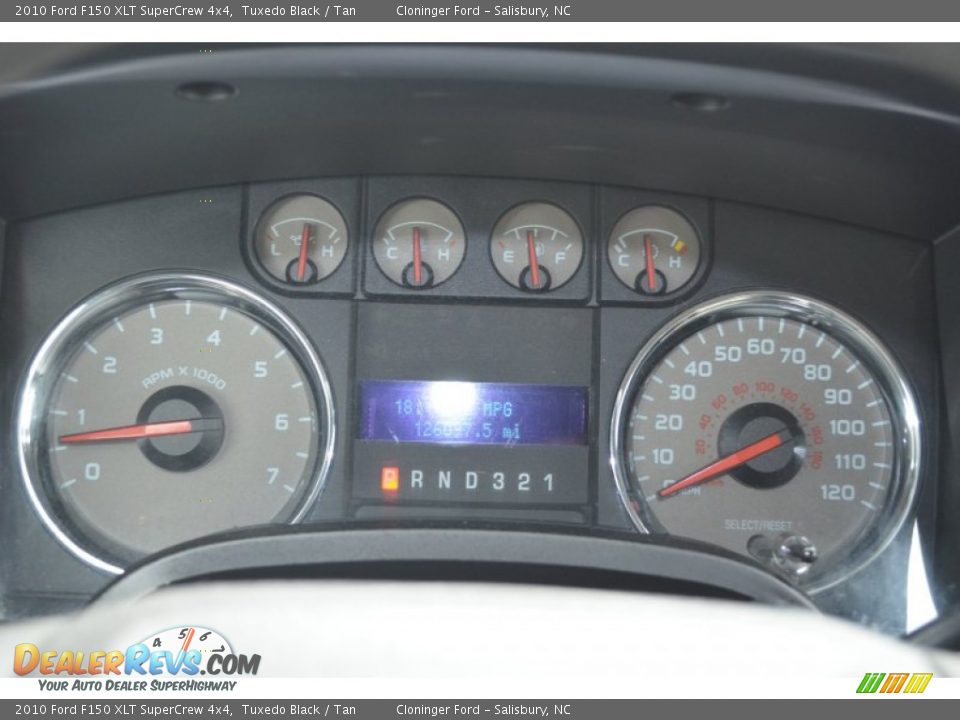 2010 Ford F150 XLT SuperCrew 4x4 Tuxedo Black / Tan Photo #29