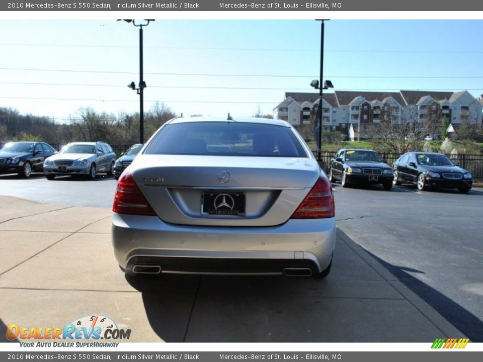 2010 Mercedes-Benz S 550 Sedan Iridium Silver Metallic / Black Photo #10