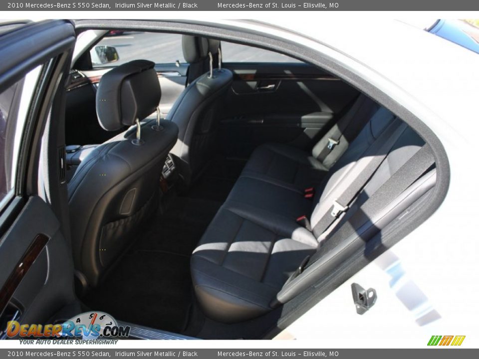 2010 Mercedes-Benz S 550 Sedan Iridium Silver Metallic / Black Photo #17