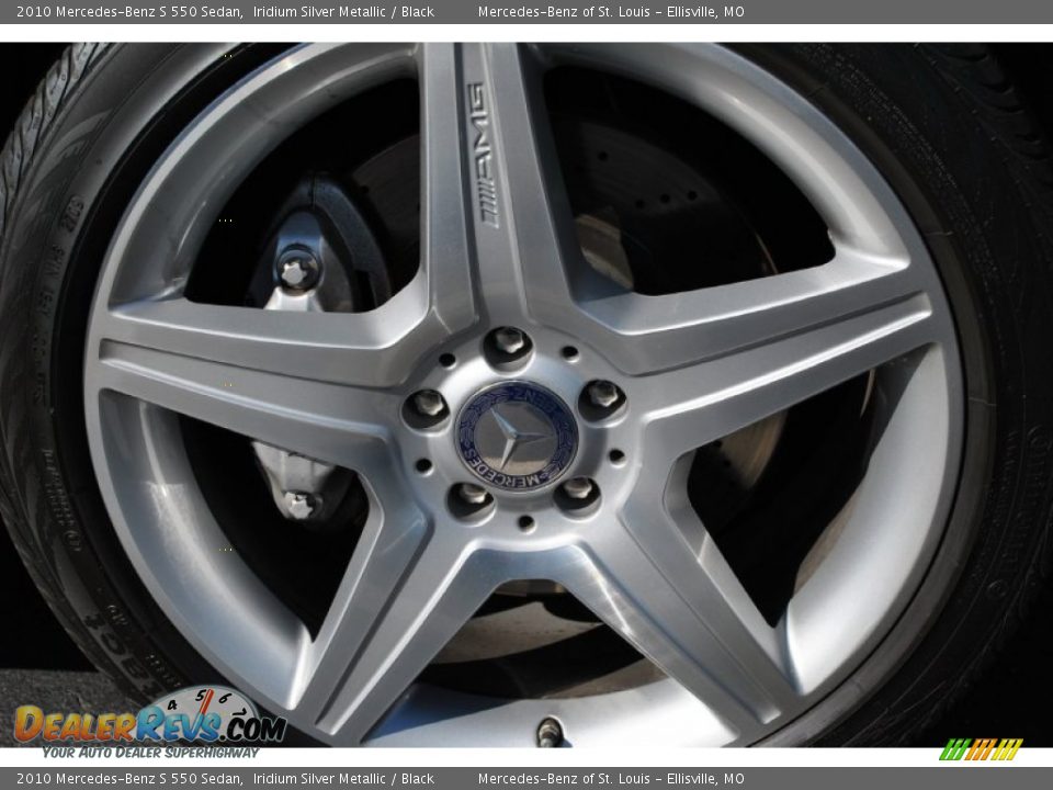 2010 Mercedes-Benz S 550 Sedan Iridium Silver Metallic / Black Photo #22