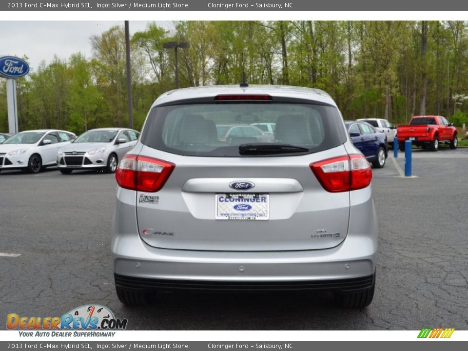 2013 Ford C-Max Hybrid SEL Ingot Silver / Medium Light Stone Photo #4